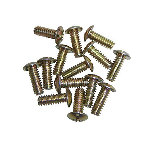 15 Pack Brass Fan Blade Screws No 10 Pan Head Phillips Drive For Indoor Ceiling Fans Alloy Steel Fully Threaded Part 40393