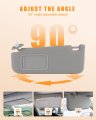 Ocpty Sun Visor Fit For 2012-2017 Toyota Camry With Sunroof Gray Left Driver Side