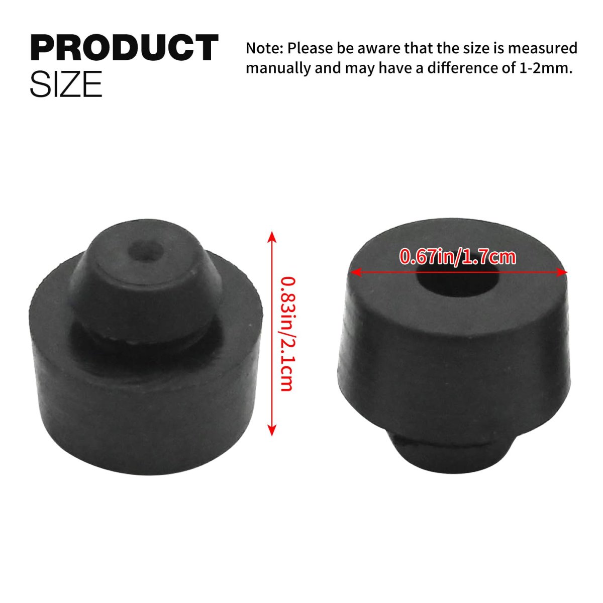 4 Pack 90541-11015 Tailgate Stop Bumpers Cushion Bushings Rubber Bumper For Toyota Tacoma 2005 2021 And Tundra 2000