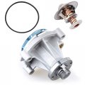 Ocpty Water Pump Thermostat Housing Kit For 2003-2005d E-150 Club Wagon 5 4l 2003-2004 2010-2012 Ford E-250 4 6l 2007-2012 For