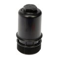 Engine Oil Filter Cover For Volkswagen Jetta 2013 To 2023 Black Plastic Thread On Replacement 06k115401b And 06k115408