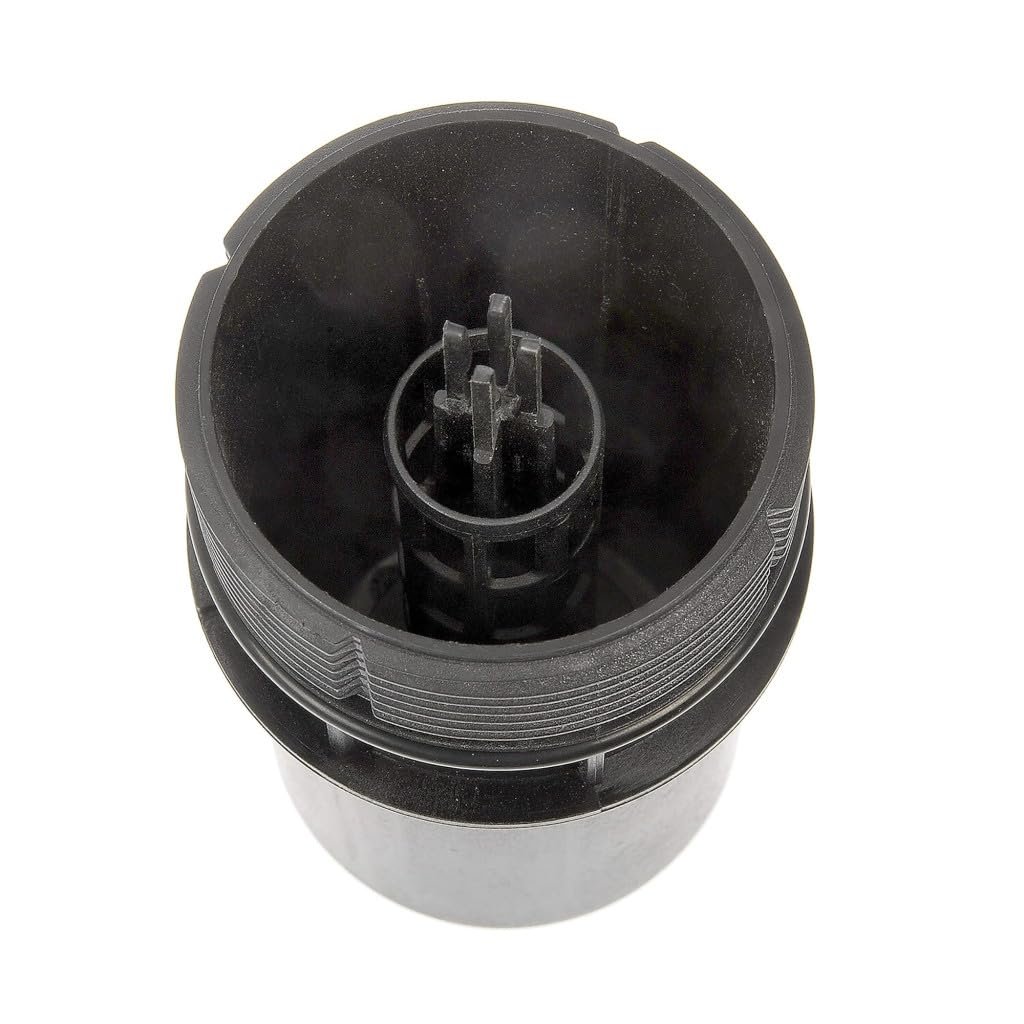 Engine Oil Filter Cover For Volkswagen Jetta 2013 To 2023 Black Plastic Thread On Replacement 06k115401b And 06k115408