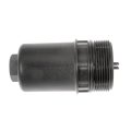 Engine Oil Filter Cover For Volkswagen Jetta 2013 To 2023 Black Plastic Thread On Replacement 06k115401b And 06k115408