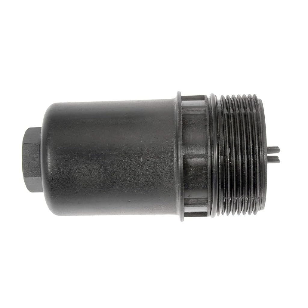 Engine Oil Filter Cover For Volkswagen Jetta 2013 To 2023 Black Plastic Thread On Replacement 06k115401b And 06k115408