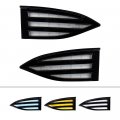 Astra Depot Pair Front Lower Bumper Drl Fog Driving Lamp Daytime Running Light Sequential Turn Signal Kit Compatible With