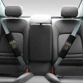 Foruidea Universal Car Seat Belt Pads Cover I Love Mardi Gras Fleur De Lis Shoulder Strap Covers Harness Pad For Women Adult