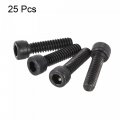 Uxcell 10-24x3 4 Hex Socket Head Cap Screw Bolts 12 9 Grade Alloy Steel 25pcs