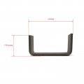 The Rop Shop Pack Of 8 2x4 Raw 7 Gauge Steel Weld-on Stake Pocket Brackets For Flatbeds