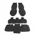 Ikon Motorsports Full Set Car Seat Covers For 2007-2023 Chevy Silverado Gmc Sierra 1500 2500hd 3500hd Crew Extended Cab Pu 