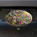 Fish Fly Fishing Lures Oval Tow Trailer Hitch Cover Plug Insert