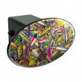 Fish Fly Fishing Lures Oval Tow Trailer Hitch Cover Plug Insert