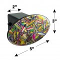 Fish Fly Fishing Lures Oval Tow Trailer Hitch Cover Plug Insert