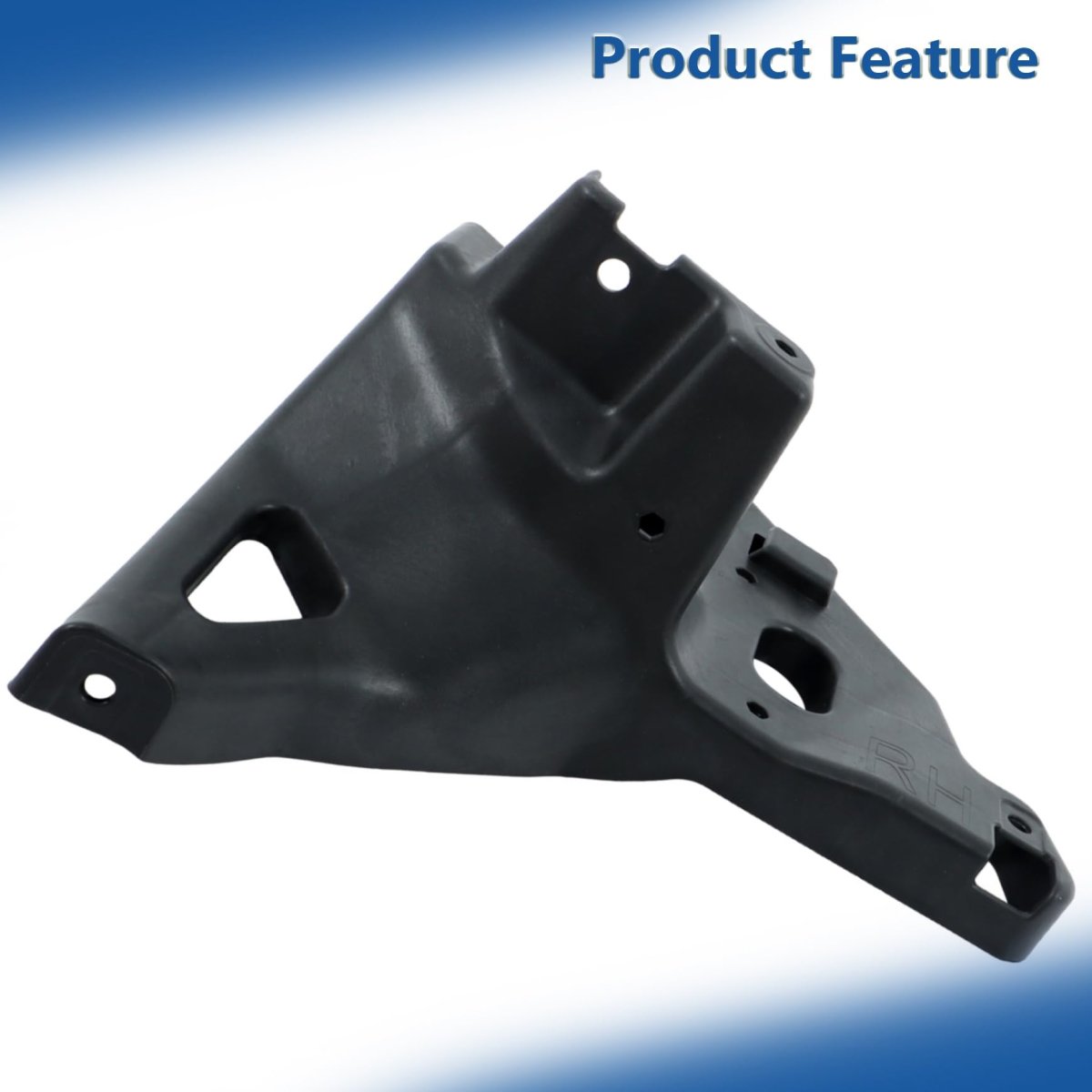 Passenger Right Side Front Bumper Bracket Replacement For Escalade 2021 2024 And Esv 2023 Part Number 84286905 Black Plastic