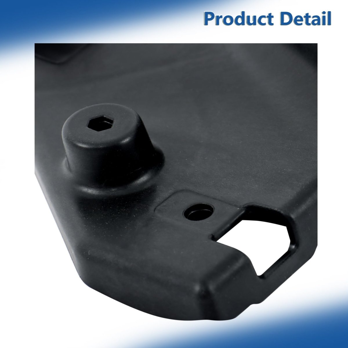 Passenger Right Side Front Bumper Bracket Replacement For Escalade 2021 2024 And Esv 2023 Part Number 84286905 Black Plastic