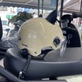 Beidiyinger Adult Motorcycle Vintage Half Helmet With Sun Visor Cat Ear Light Open Face Moped Mens Kids Womens Summer Cute