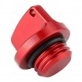 Qii Lu 2pcs Cnc Aluminum Oil Filler Caps Plugs Covers For Honda Crf150r Cb250f Red Bluea