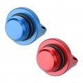 Qii Lu 2pcs Cnc Aluminum Oil Filler Caps Plugs Covers For Honda Crf150r Cb250f Red Bluea