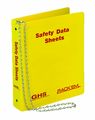 Horizon 3011 English Msds Binder 1-1 2 Ring Red On Yellow Holds 275-300 Sheets 