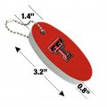 Graphics More Texas Tech University Raiders Logo Floating Keychain Oval Foam Fishing Boat Buoy Key Float