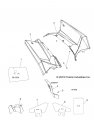 Polaris Atv Heat Shield Exhaust Crosstube Genuine Oem Part Qty 1