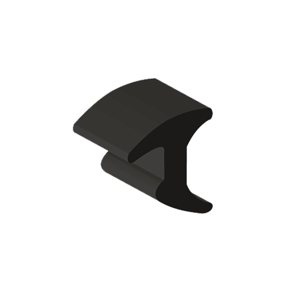 Roll In Glazing Gasket For Railing Systems And Storefront Epdm Rubber 5 16 X 11 32 20 Ft Black Gg106-20