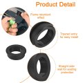 4pcs Rubber Grommets 1-3 4 45mm Drill Hole 8 35mm Id Top Hat Grommet Black Silicone Plug Gasket For Wiring Automotive