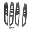 Carbon Fiber Window Switch Panel Trim For 2022 Lhd Abs Material Easy Installation Protective Cover Texture Appearance Design