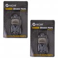 Niche Brake Pad Set For Kawasaki Ninja Zx6r Zx10r Zx6rr 43082-0031 43082-0004 43082-1293 Front Rear Organic