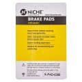 Niche Brake Pad Set For Kawasaki Ninja Zx6r Zx10r Zx6rr 43082-0031 43082-0004 43082-1293 Front Rear Organic
