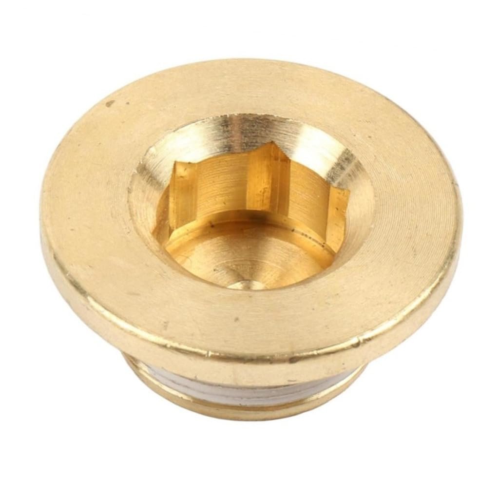 Threaded Plug For Buick Rainier 2004 2006 Brass Natural Fine Thread Alx Pau Ac 12561663 Cla4