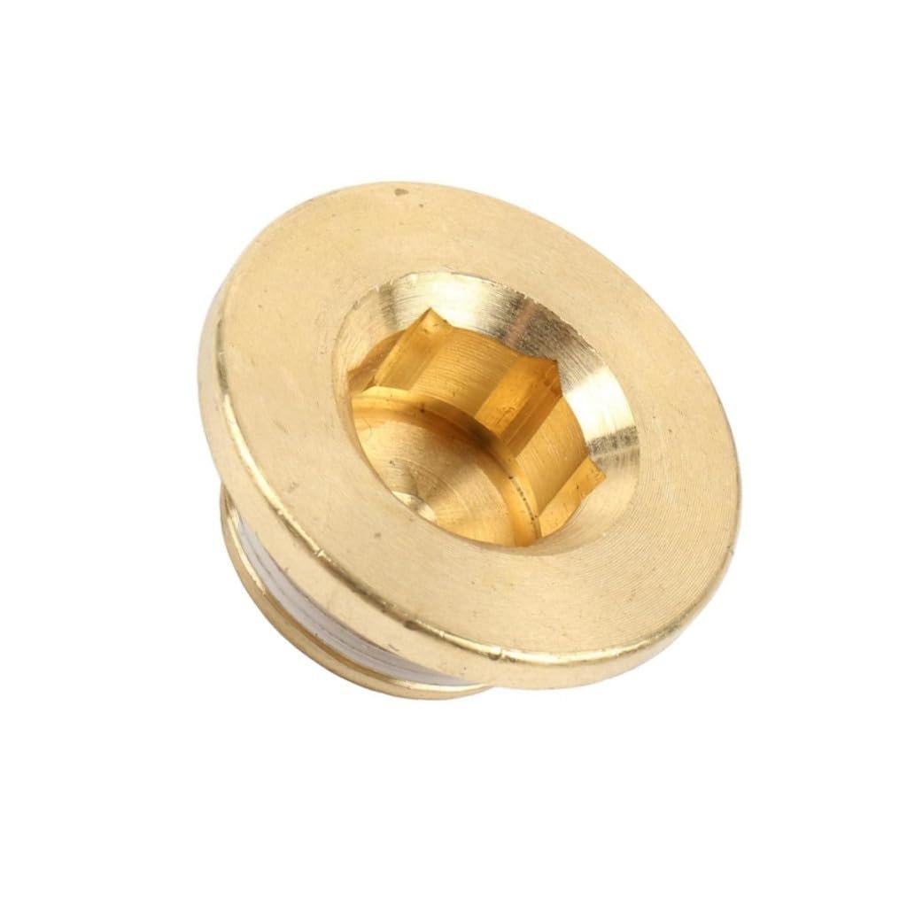 Threaded Plug For Buick Rainier 2004 2006 Brass Natural Fine Thread Alx Pau Ac 12561663 Cla4