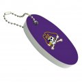 Graphics More East Carolina Primary Logo Floating Keychain Oval Foam Fishing Boat Buoy Key Float