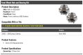 Front Wheel Hub And Bearing Kit 2 Piece For 2002-2005 Jeep Liberty Without Abs Brakes