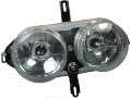 Headlight Fits Tao Cy50a Cy150b And Many Chinese Scooters 3 Pin Fm Jack X 2 Bolts Side To 9 4p To Bottom 6 
