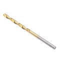 High Speed Steel Straight Shank Twist Drill Bit Fully Ground Titanium Coated 3 4mm Diameter 70mm Total Length 33mm 2 Pcs 