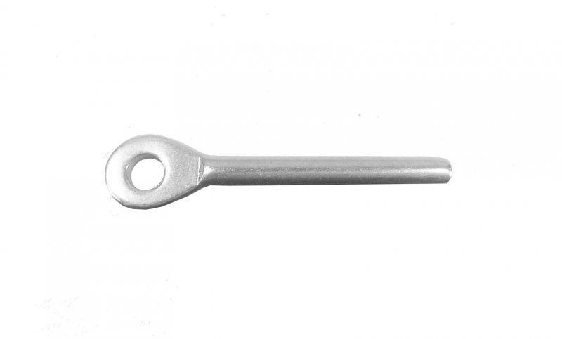 T316 Stainless Steel Swage Eye Terminal For Cable Railing 1 8 4 Pcs