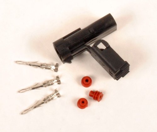 Round Pin Plug Only For Fuel Solenoid Side Male Pins