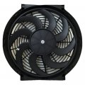 Upgr8 Universal High Performance 12v Slim Electric Cooling Radiator Fan With Mounting Kit 14 Inch Black 