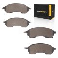 Front Disc Brake Pads For Ford Bronco 2021 2022 2023 2024 2025 Ceramic Mechanical Pad Wear Sensor 2 09 In Inner Height