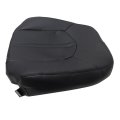 Front Driver Side Top Back Replacement Seat Cover Black Perforated Microfiber Leather For Cadillac Srx 2010-2016