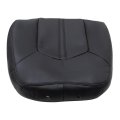 Front Driver Side Top Back Replacement Seat Cover Black Perforated Microfiber Leather For Cadillac Srx 2010-2016