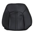 Front Driver Side Top Back Replacement Seat Cover Black Perforated Microfiber Leather For Cadillac Srx 2010-2016 