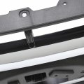Hecasa Front Grille Compatible With 2021-2023 Ford F-150 Replacement For Ml3z8200fa Sport Lariat Grill Chrome Silvery Black