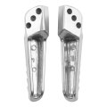 Tcmt Motorcycle Front Driver Rear Passenger Footpegs Footrest Fit For Kawasaki Ninja 400 2018-2024 Z400 19-24 Zx-4rr 2023-2025