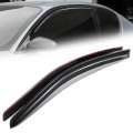 Auto Dynasty 2pcs Carbon Fiber Pattern Window Visors For 2000-2007 Chevy Monte Carlo Tape-on Front Deflectors Rain Guards Side 
