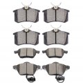 Aintier Automotive Replacement Brake Pads Front Rear Fit For Audi A4 1999 For 2000-2008 Quattro 2002-2006 A6 1998-2004