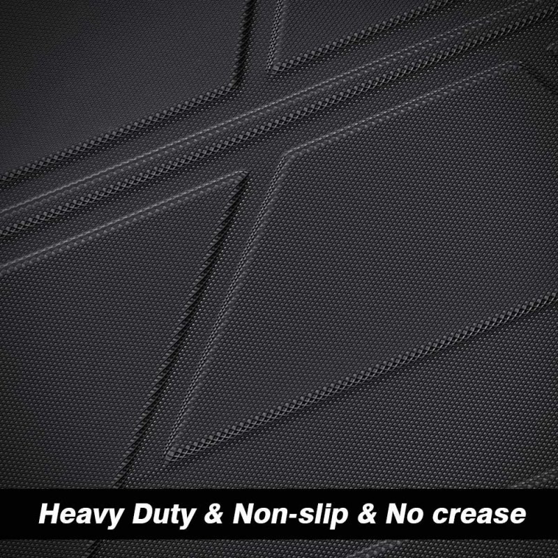 Trunk Cargo Mat For 2011 To 2023 Dodge Charger And Chrysler 300 Tpe Rubber Rear Liner All Weather Protection With Raised Edge