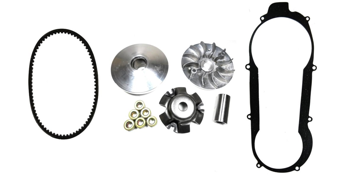 Fits The Hammerhead Kt150 Le150 R150 Gokart Front Clutch Variator Kit With Belt And Gasket