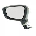 Partomotive For 14 15 16 Mazda 3 Mazda3 Sport Rear View Mirror Power W Signal Lamp Driver Side 