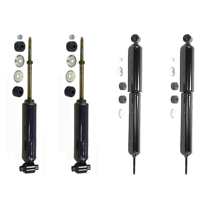 A-partrix 4pcs Front Rear Shock Absorber Car Fits Chrysler Cordoba Dodge Charger Monaco Plymouth Fury 1977 1978 M466